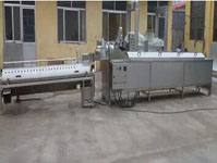 Large capacity chicken feet peeling processing line