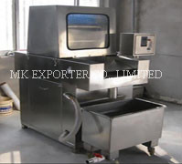 Meat brine injection machine