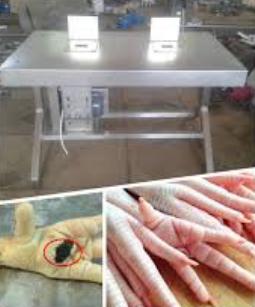 chicken feet black cocoon cleaning machine